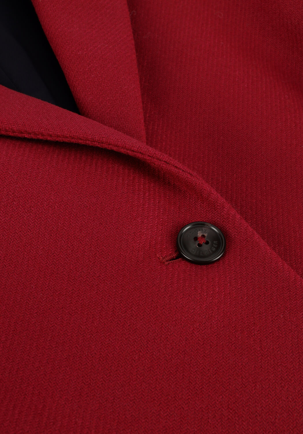 Rode TOMMY HILFIGER Mantel WOOL BLEND CLASSIC COAT - large