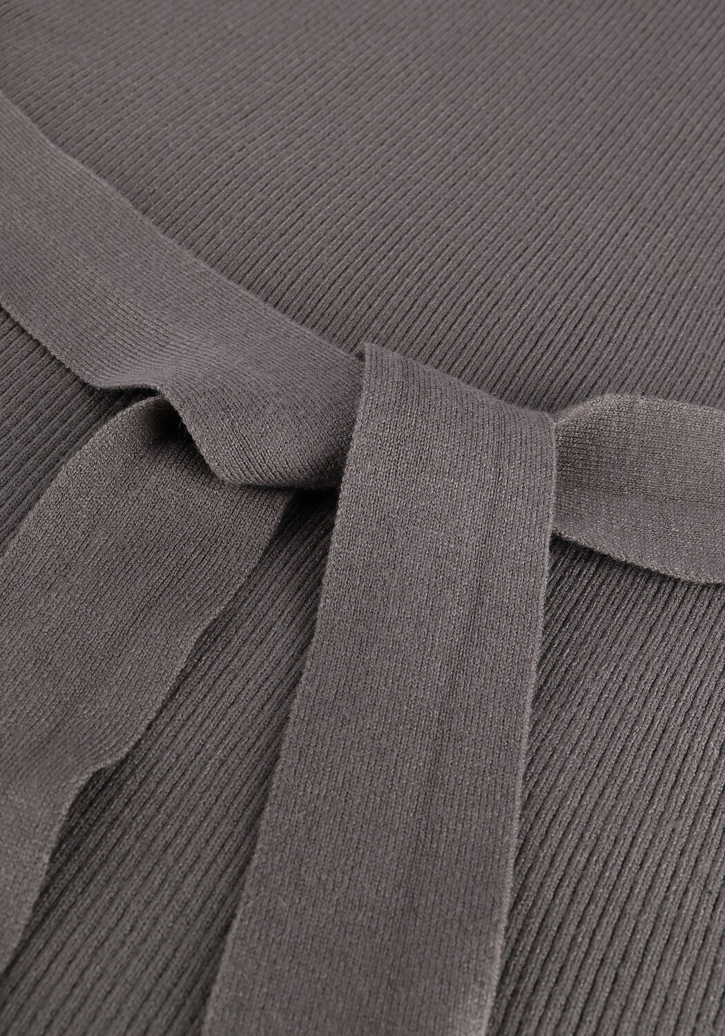 Taupe MSCH COPENHAGEN Midi jurk PHILINA LIKE LS DRESS - large