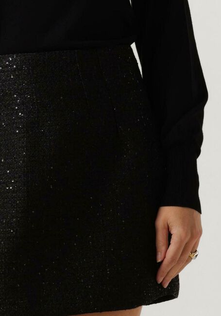 Zwarte NEO NOIR Minirok HELMINE SEQUINS SKIRT - large