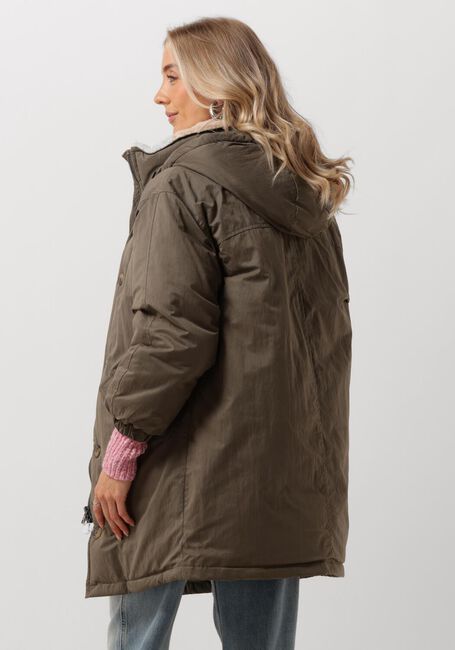 Groene ANOTHER LABEL Gewatteerde jas RILEY PARKA - large