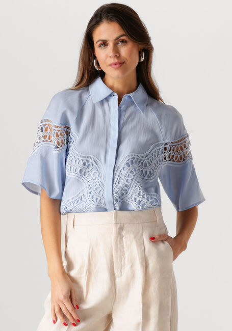 Lichtblauwe COPENHAGEN MUSE Blouses CMMOLLY-SHIRT 3 - large