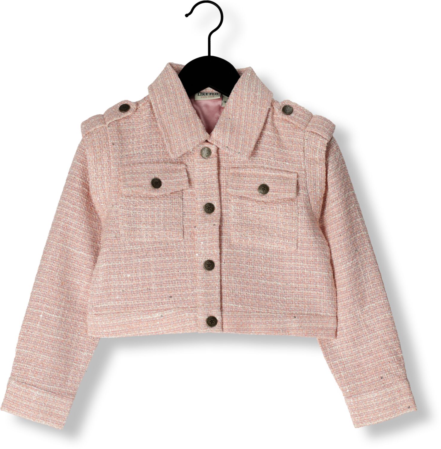 LIKE FLO Meisjes Jassen Flo Tweed Jacket Roze