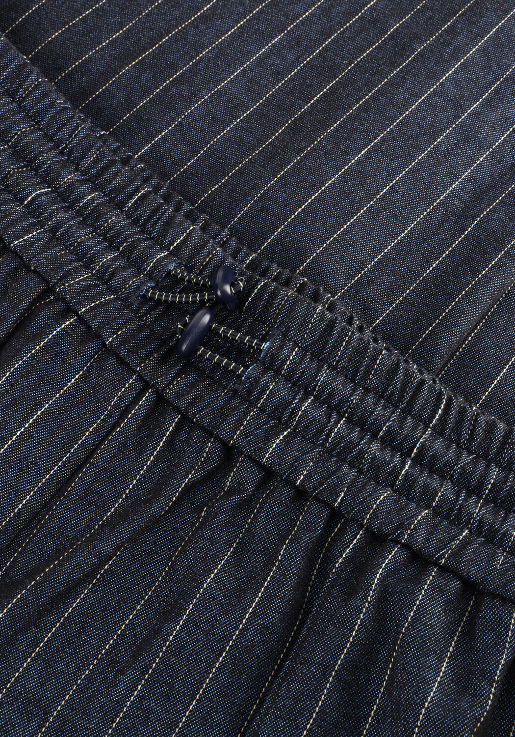 Donkerblauwe AAIKO Wijde broek ESILA PINSTRIPE CO 510 - large