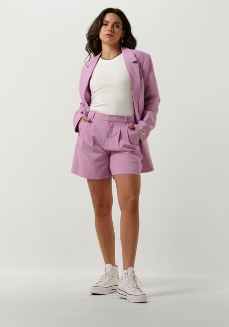 Roze COLOURFUL REBEL Broeken MOZA HIGH WAIST SHORT - large