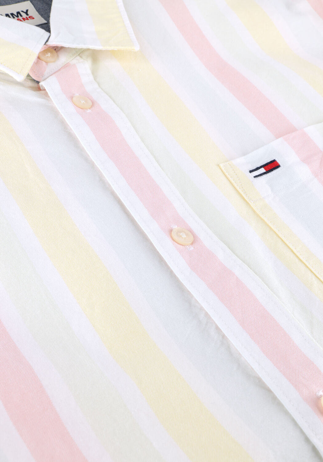 Witte TOMMY JEANS Casual overhemd TJM CLSC BOLD STRIPE SHIRT - large