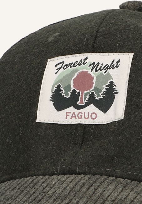 Groene FAGUO Pet TRUCKER CAP HEADS WOOL Groene FAGUO Pet TRUCKER CAP HEADS WOOL - large