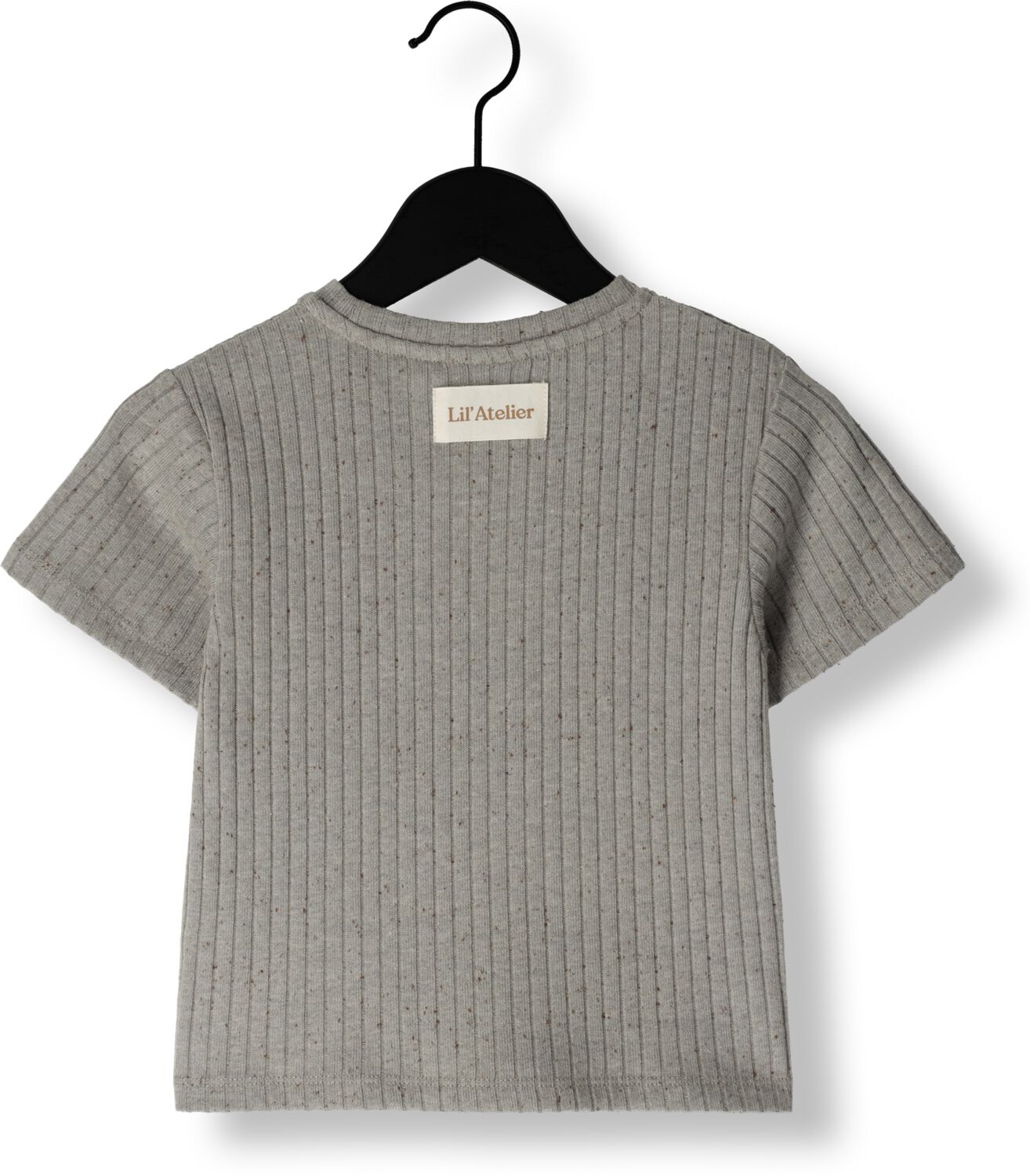 LIL' ATELIER Jongens Polo's & T-shirts Nmmomilo Ss Loose Top Lil Taupe