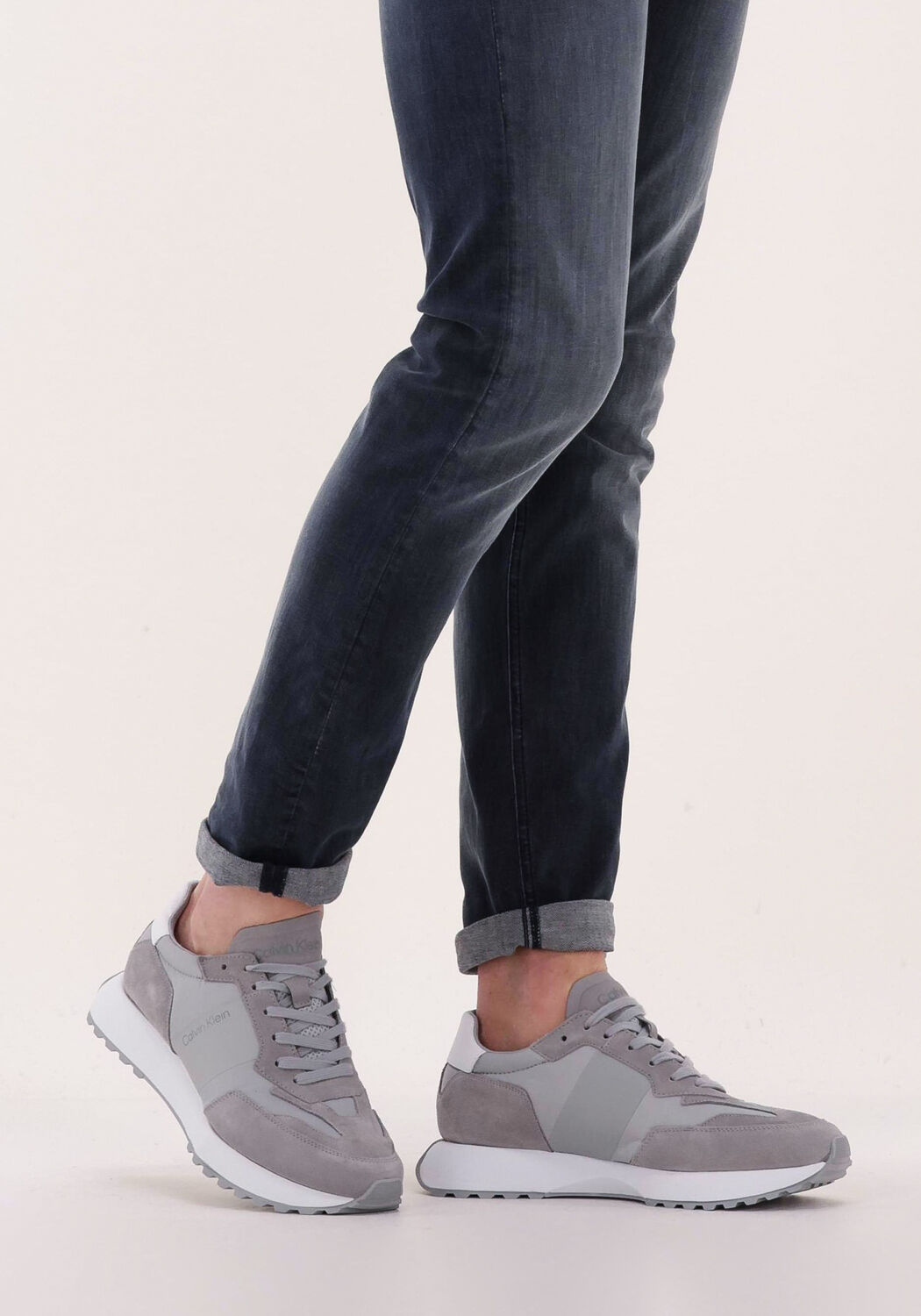 Roze CALVIN KLEIN Lage sneakers LOW TOP LACE UP - large