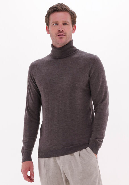 Taupe PROFUOMO Coltrui PULLOVER ROLL NECK - large