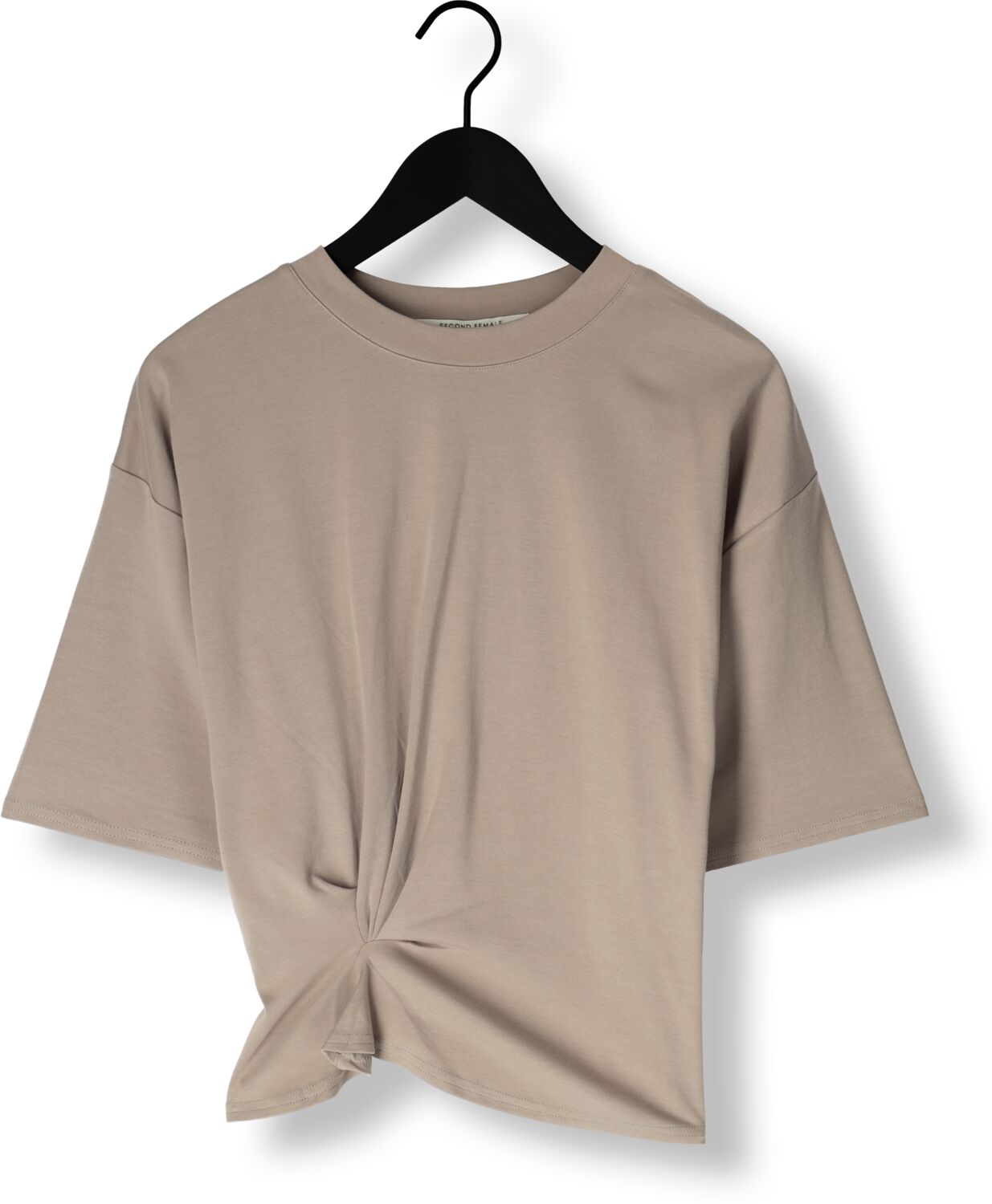 SECOND FEMALE Dames Tops & T-shirts Missouri Tee Taupe