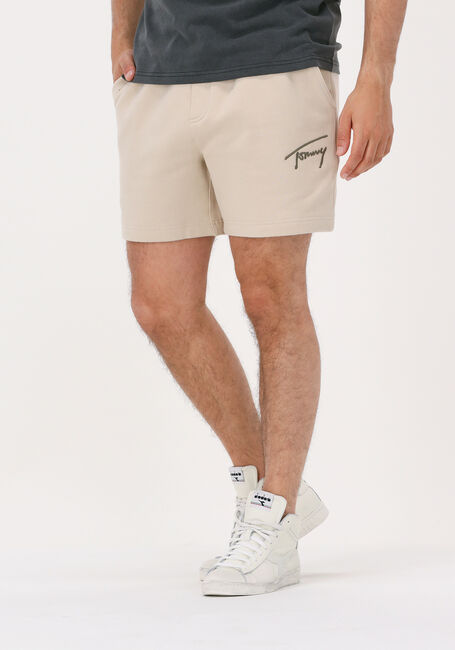 Beige TOMMY JEANS Korte broek TJM SIGNATURE SHORT - large
