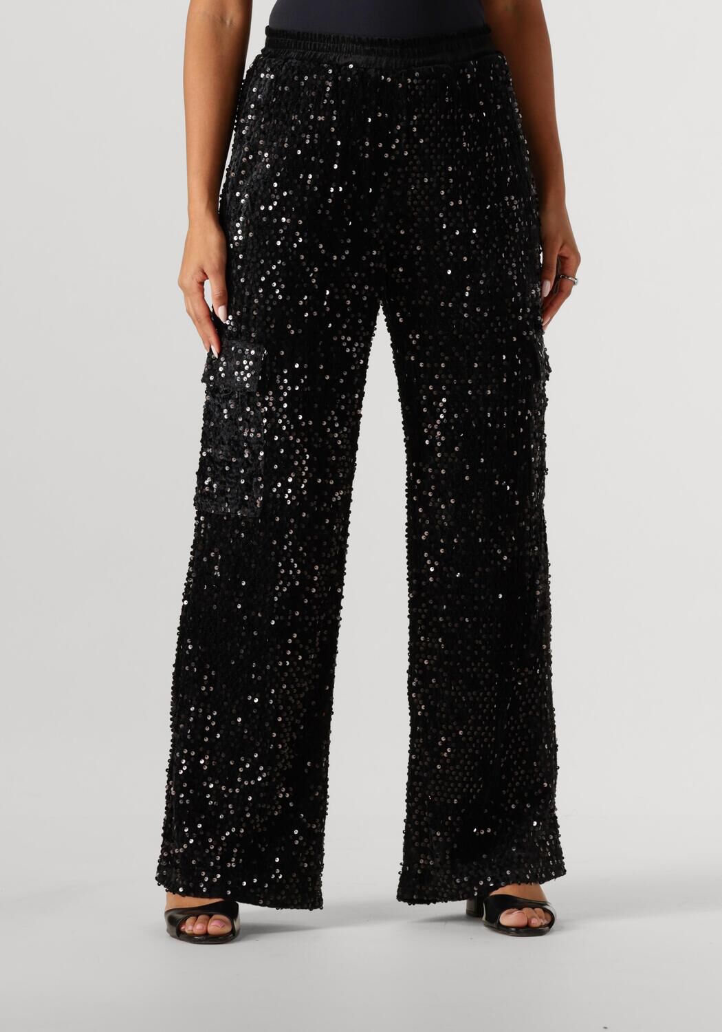 REFINED DEPARTMENT Dames Broeken Yuma Zwart
