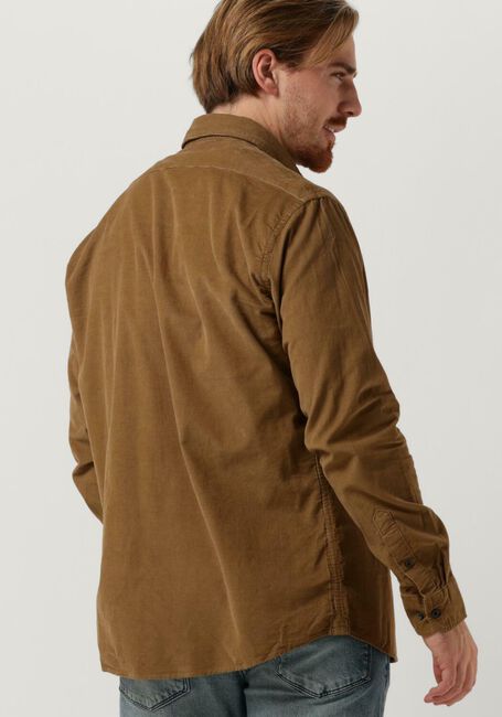 Beige SELECTED MEN Casual overhemd SLHREGRICK-CORD SHIRT LS W - large