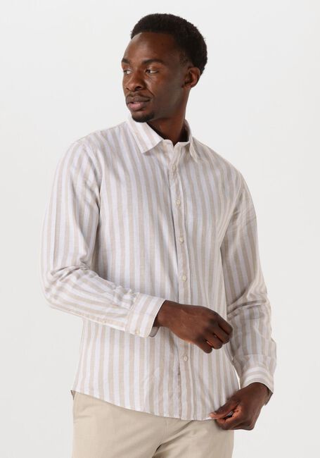 Beige SELECTED HOMME Casual overhemd SLHSLIM-SUN SHIRT LS NOOS - large