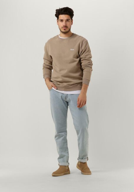 Taupe FORÉT Trui ASH SWEATSHIRT - large