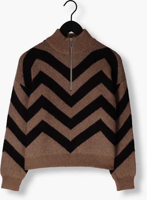 Bruine Y.A.S. Coltrui YASKAVALLI LS KNIT PULLOVER - large