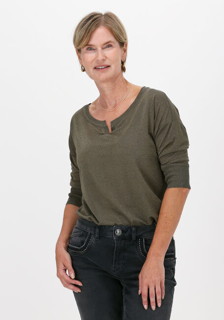 Groene MOS MOSH Top KIARA 3/4 BLOUSE - large