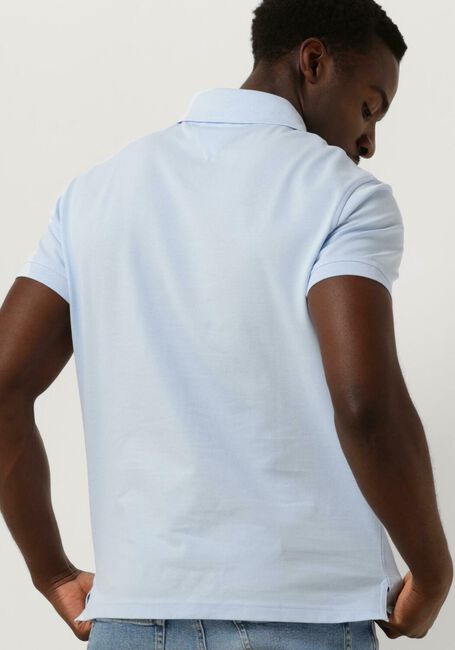 Lichtblauwe TOMMY HILFIGER Polo 1985 SLIM POLO - large