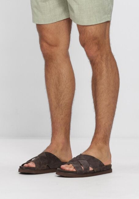 Bruine STEFANO LAURAN Slippers 26004 - large