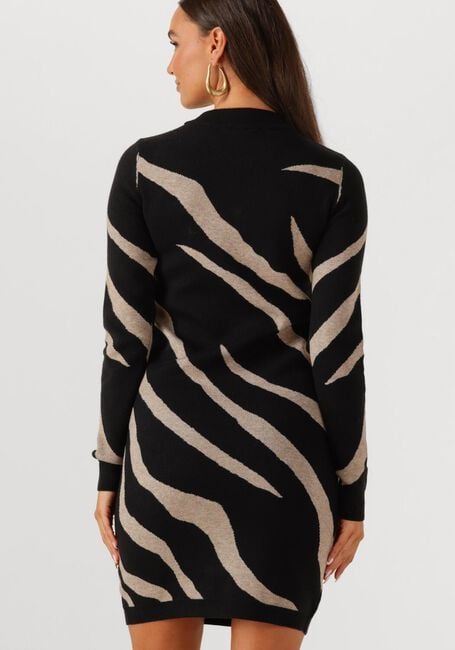 Multi OBJECT Mini jurk OBJRAY L/S KNIT DRESS AOP - large