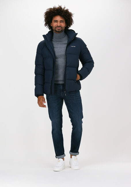 Grijze CALVIN KLEIN Coltrui SUPERIOR WOOL TURTLE NK SWEATE - large