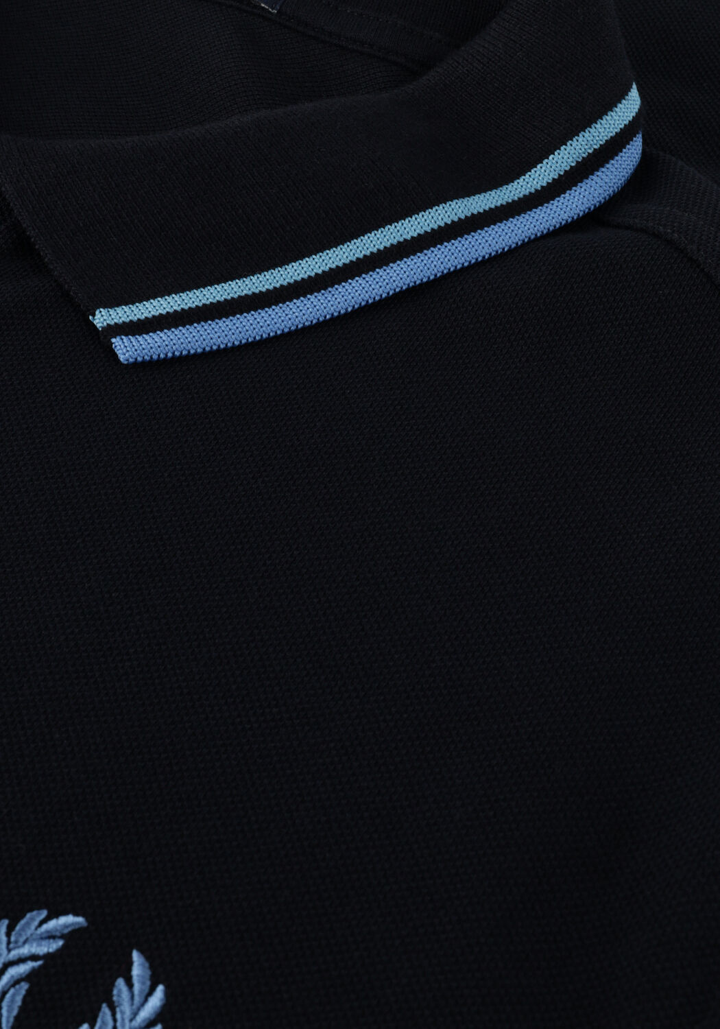 Donkerblauwe FRED PERRY Polo TWIN TIPPED FRED PERRY SHIRT - large