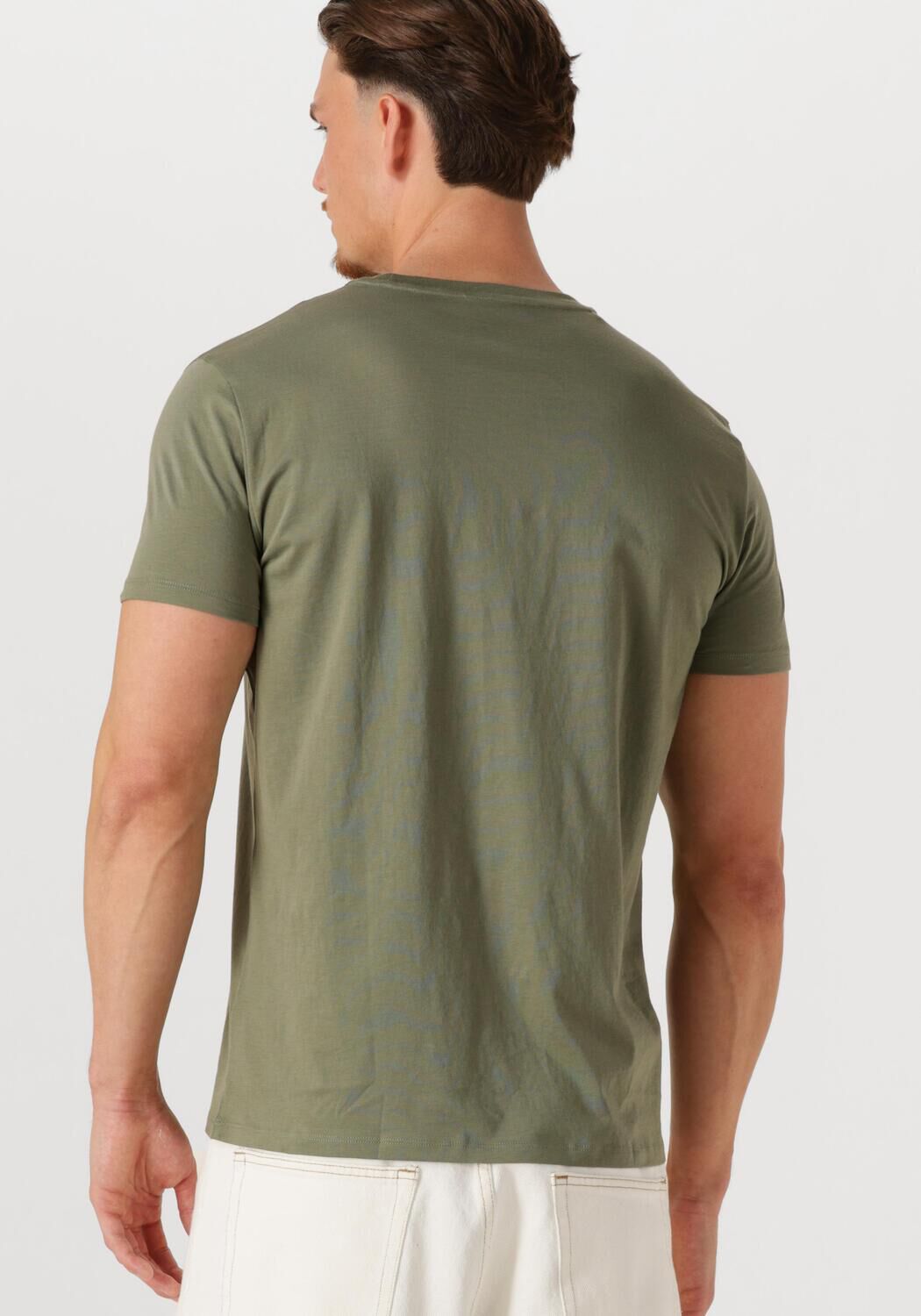LACOSTE Heren Polo's & T-shirts 1tht1 Mens Tee-shirt 12 Khaki