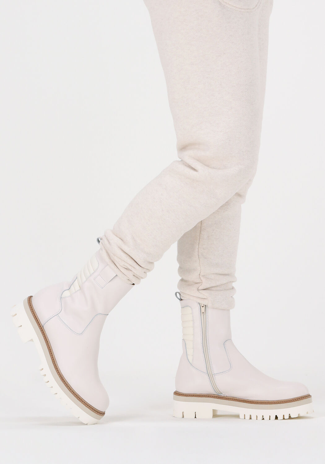 Beige NOTRE-V Enkelboots 42422 - large