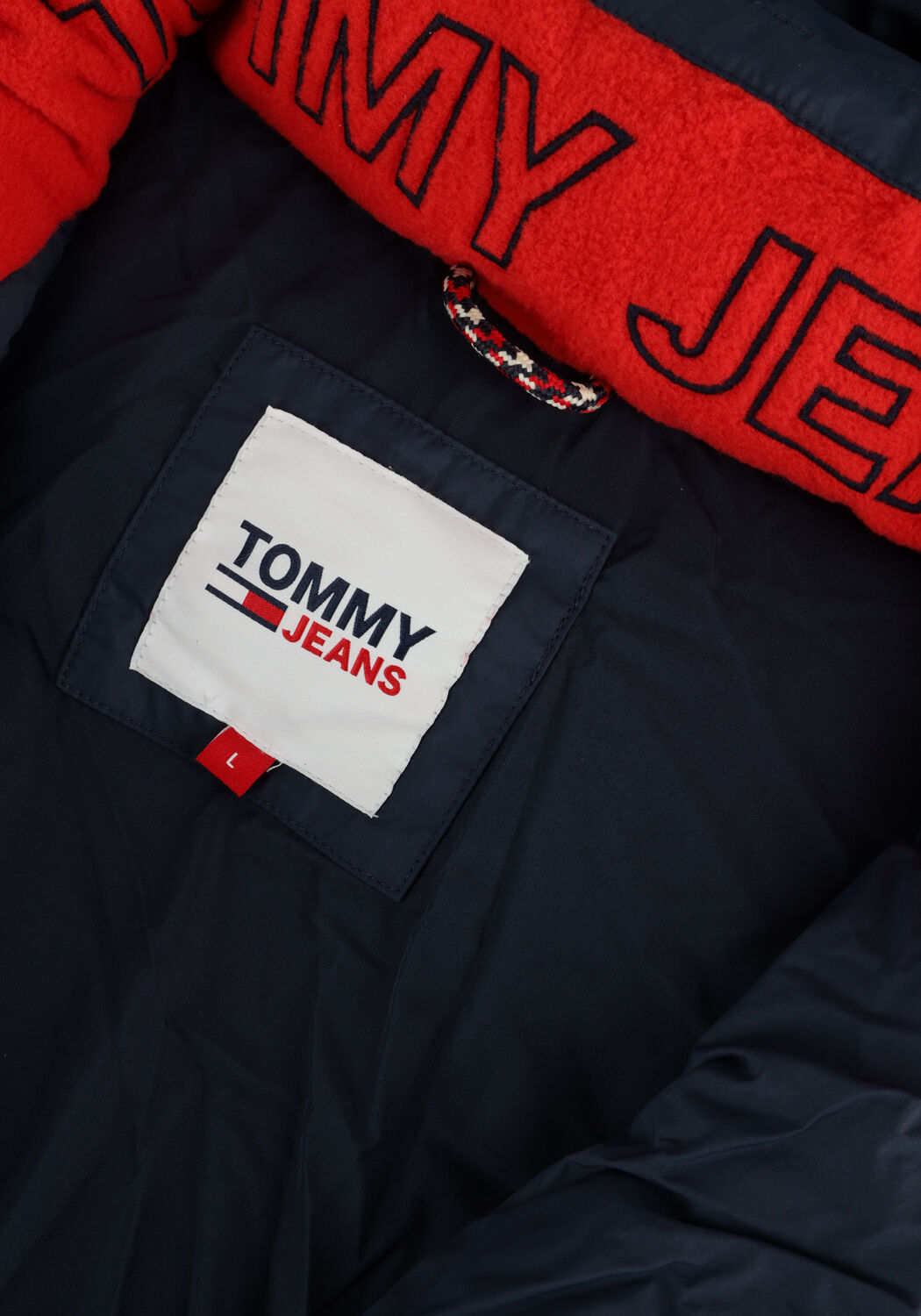 Donkerblauwe TOMMY JEANS Gewatteerde jas TJM ESSENTIAL DOWN JACKET - large