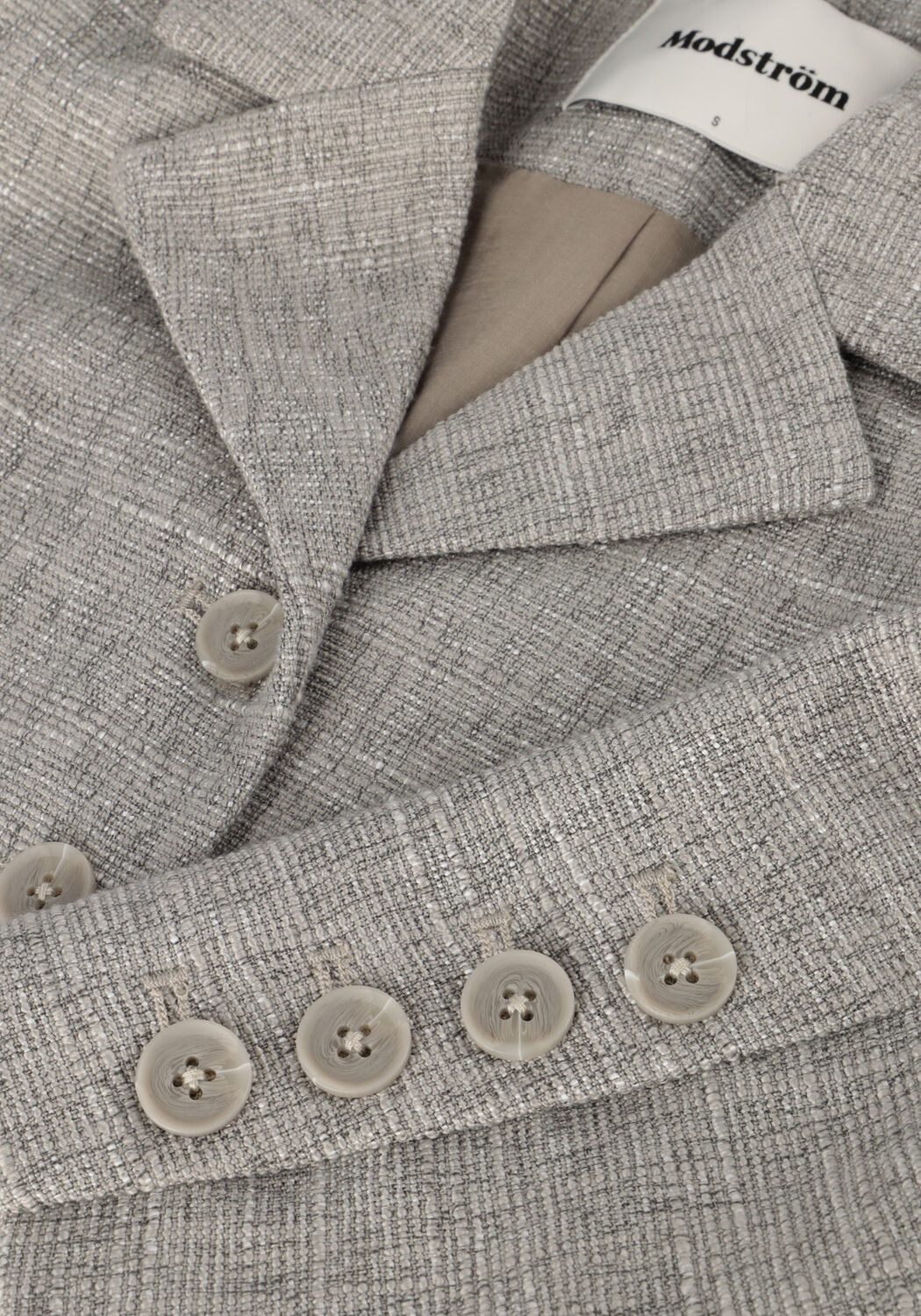 Grijze MODSTR&Ouml;M Blazer KIERAMD JACKET - large