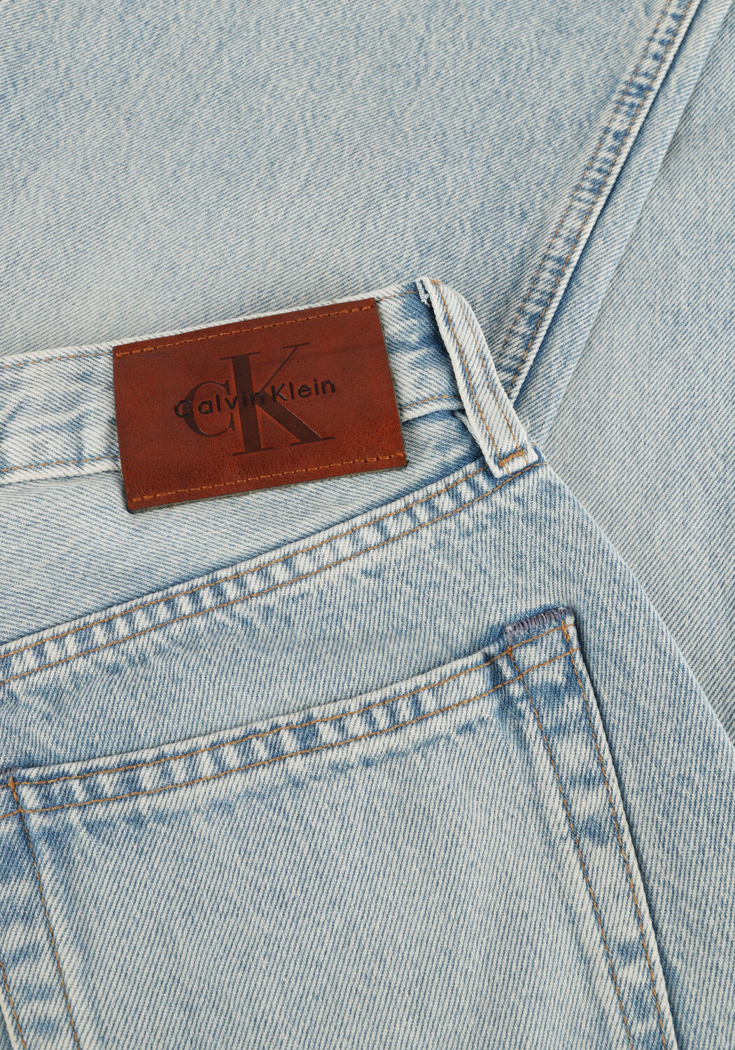 Lichtblauwe CALVIN KLEIN Straight leg jeans SIGNATURE 90S STRAIGHT LAFAYETTE - large