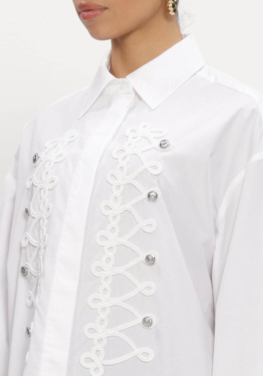 Witte CO'COUTURE Blouses VIANNECC OFFICER SHIRT - large