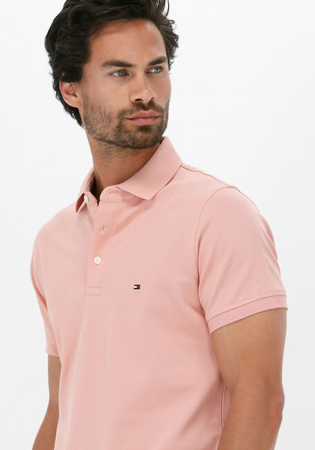 Lichtroze TOMMY HILFIGER Polo 1985 SLIM POLO - large