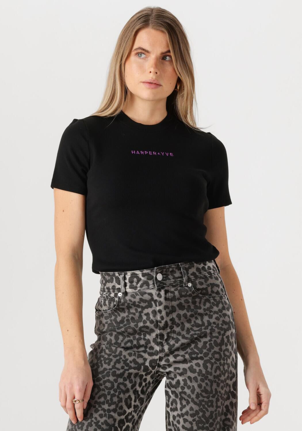HARPER & YVE Dames Tops & T-shirts Cammy-ss Zwart