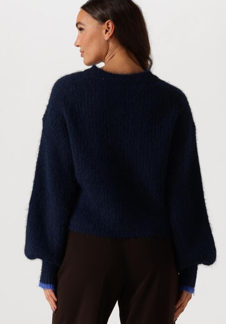 Donkerblauwe CO'COUTURE Truien/vesten CORALEE CROP KNIT - large