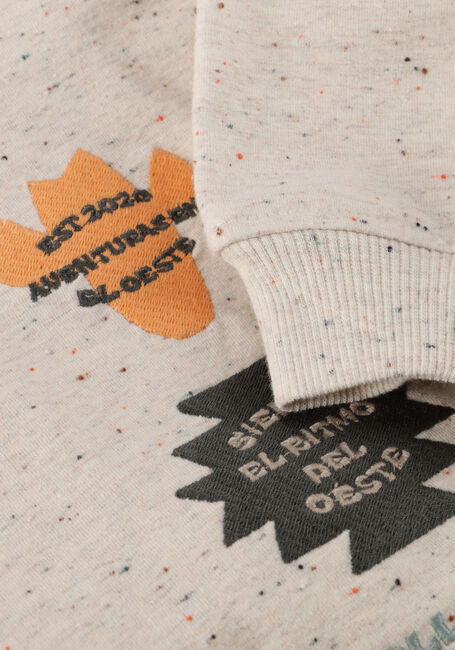 Beige DAILY7 Sweater OVERSIZED SWEATER NAPPY BADGES - large