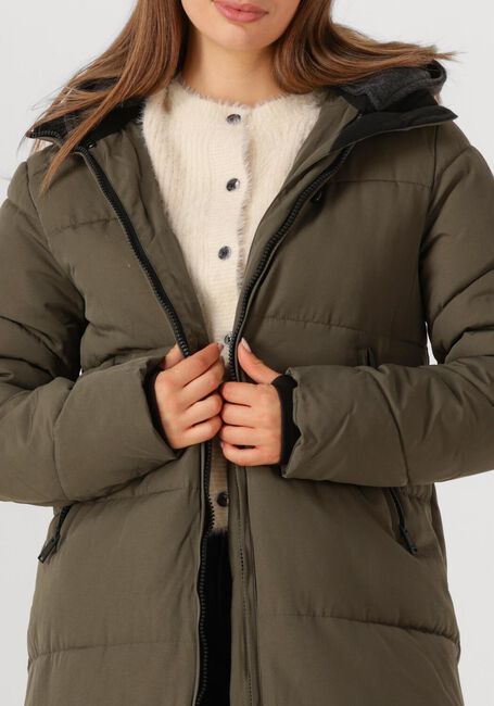 Groene WITHBLACK Gewatteerde jas WBLSOPHIE MAXI PUFFER COAT - large