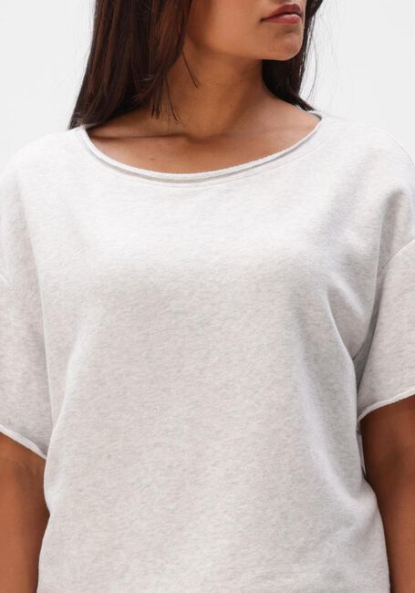 Lichtgrijze AMERICAN VINTAGE T-shirt ATUBAY - large