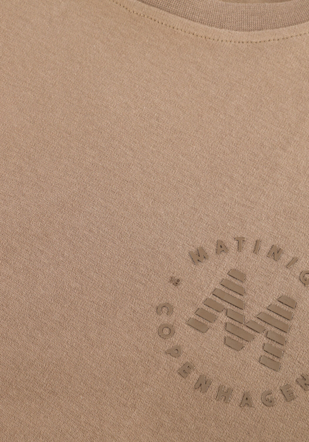 Beige MATINIQUE T-shirt MAJEREMY CREW - large