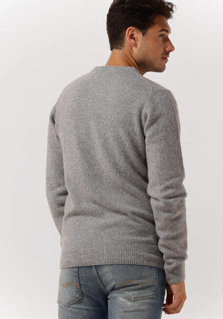Grijze PROFUOMO Trui PULLOVER HEAVY CREWNECK - large
