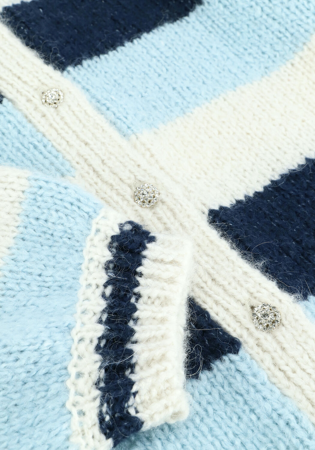 Blauwe LOLLYS LAUNDRY Vest PIPPA CARDIGAN - large