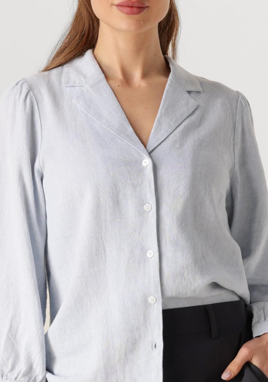 MSCH COPENHAGEN Dames Blouses Mschpennie Ginia 3 4 Shirt Lichtblauw