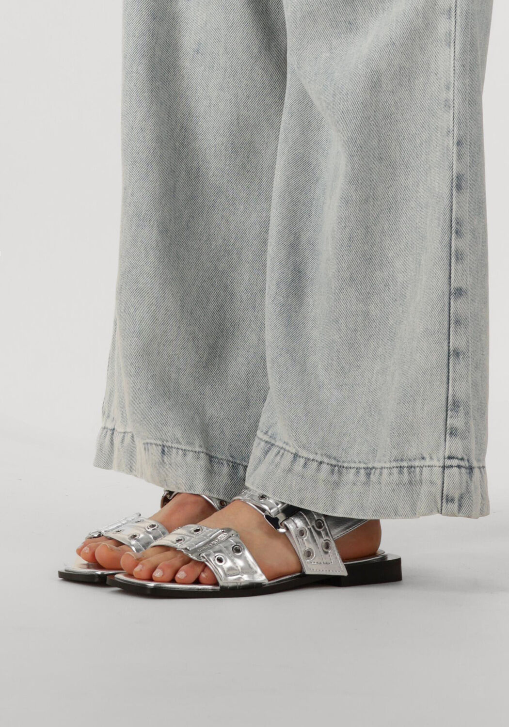 Zilverkleurig STEVE MADDEN Platte sandalen SARIA-E - large