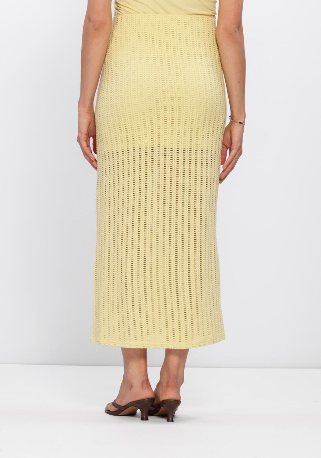 Gele EDITED Maxirok SUKI SKIRT - large