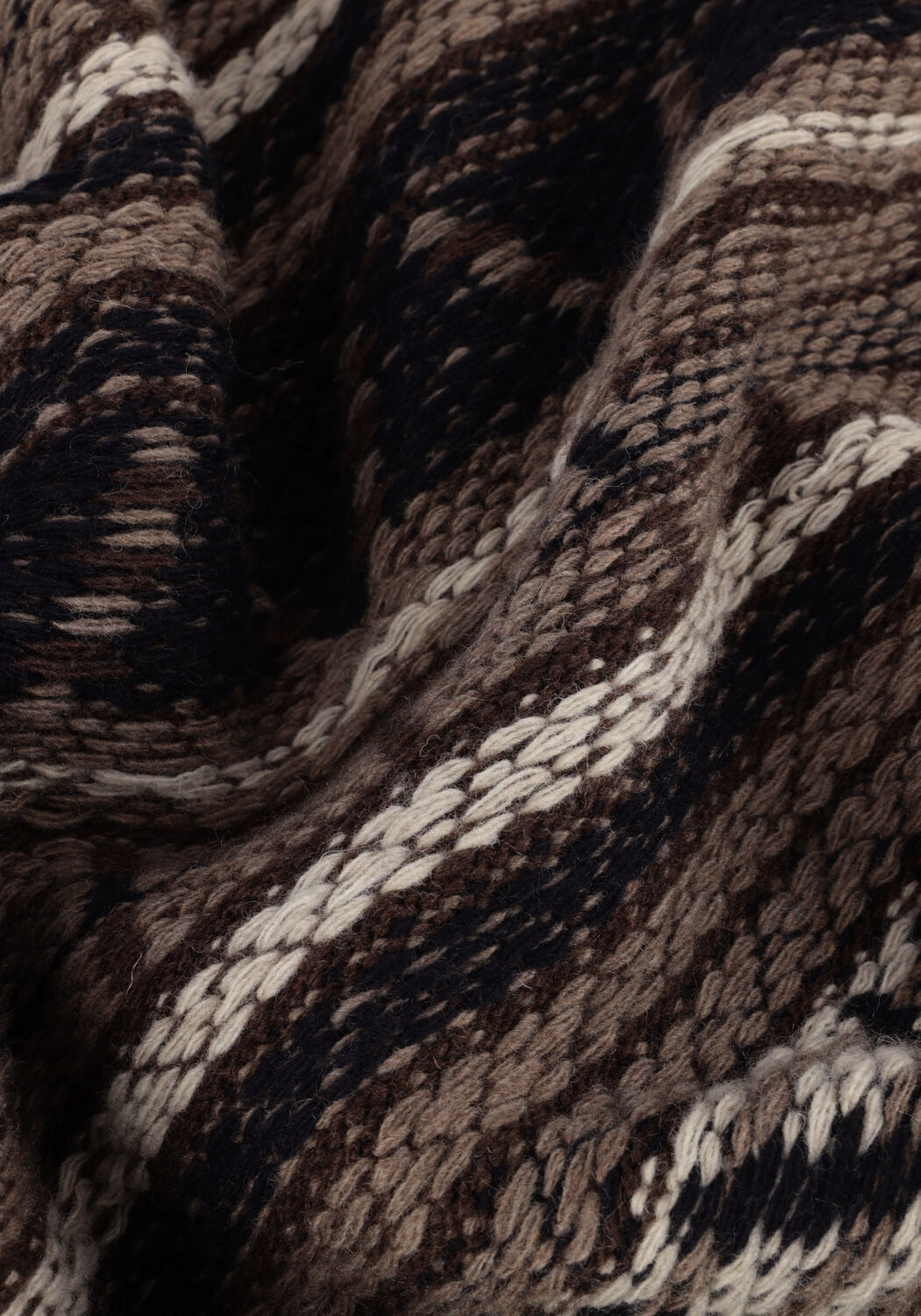 Donkerblauwe FOR&Eacute;T Spencer CONE JACQUARD VEST - large