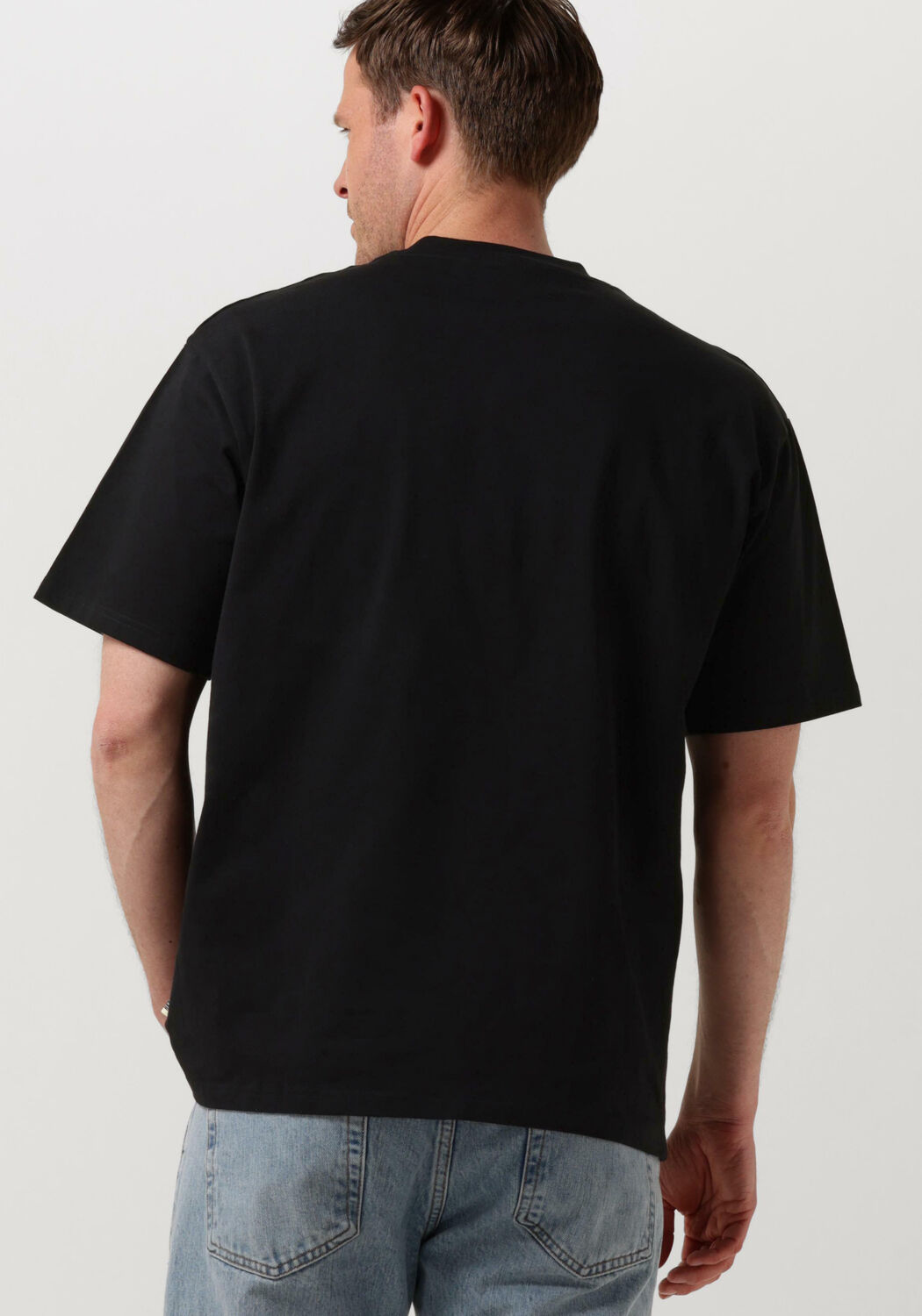 WOODBIRD Heren Polo's & T-shirts Wbbaine Base Tee Zwart