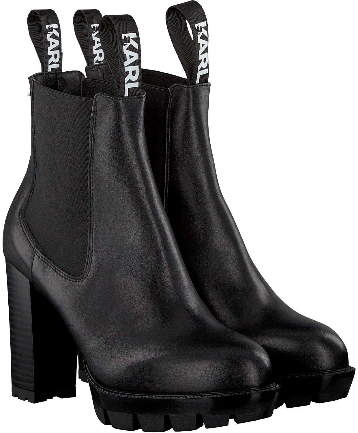 Zwarte KARL LAGERFELD Enkellaarsjes KL31475 | Omoda Zwarte KARL LAGERFELD Enkellaarsjes KL31475 | Omoda