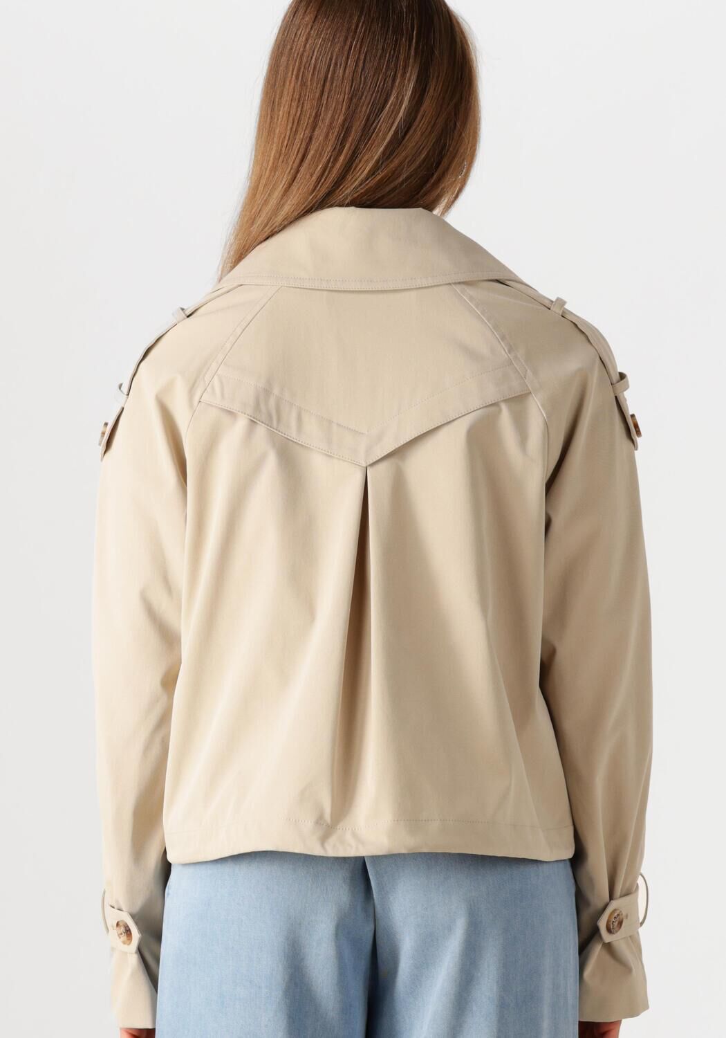 BEAUMONT Dames Jassen Gracy Short Trench Beige