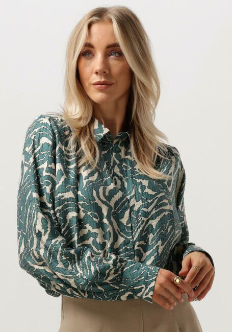 Bruine MSCH COPENHAGEN Blouses MSCHZANETA SHIRT AOP - large