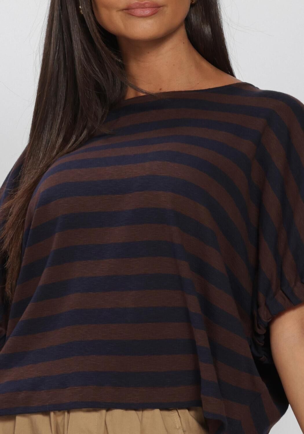 Bruine BY-BAR Top MERLE BIG STRIPE TOP - large